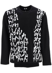 Comme des Garçons Comme des garcons homme plus long sleeve printed t-shirt