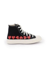 Comme des garcons play multi heart converse x comme des garçons play hi-top sneakers