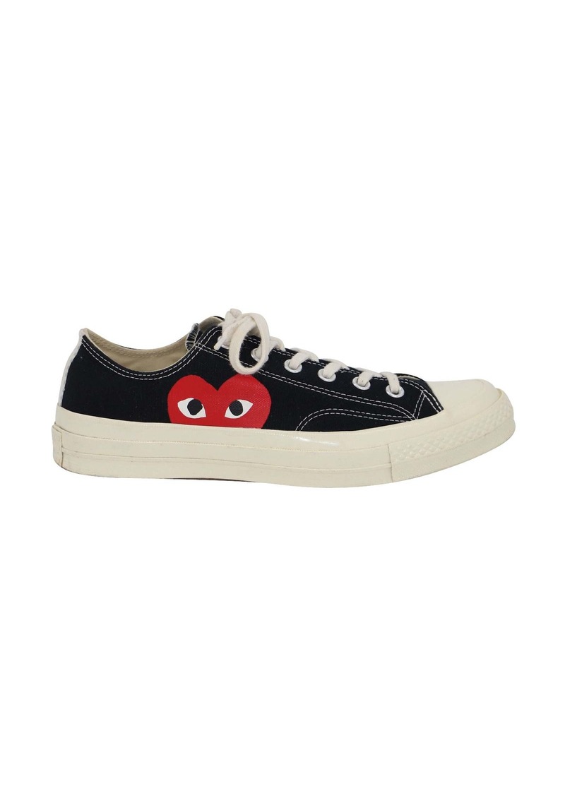 Comme des Garçons Comme Des Garcons Play x Converse Low-Top Sneakers in Black Canvas