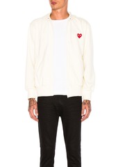 Comme des Garçons COMME des GARCONS PLAY Pullover Hoodie with Red Emblem