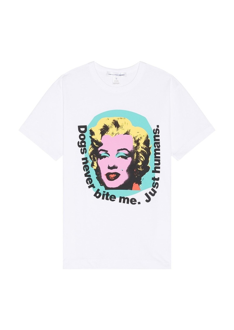 Comme des Garçons COMME des GARCONS SHIRT x Andy Warhol T-Shirt