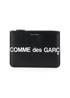Comme des Garçons Comme des garcons wallet leather pouch with logo