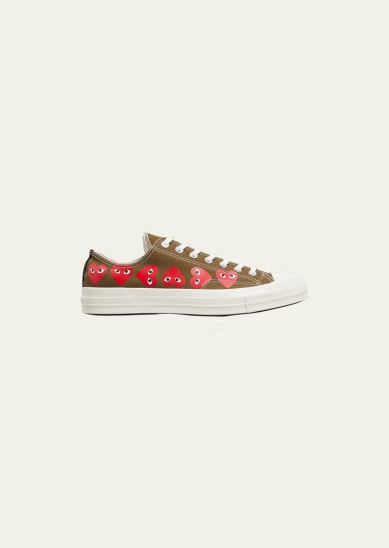 Comme des Garçons Comme des Garcons x Converse Men's Multi Heart Low-Top Sneakers