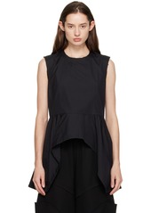 Comme des Garçons Black Peplum Tank Top