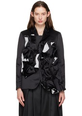 Comme des Garçons Black Ruffle Blazer