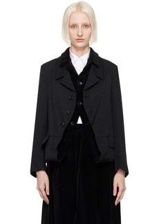 Comme des Garçons Comme des Garçons Black Layered Blazer