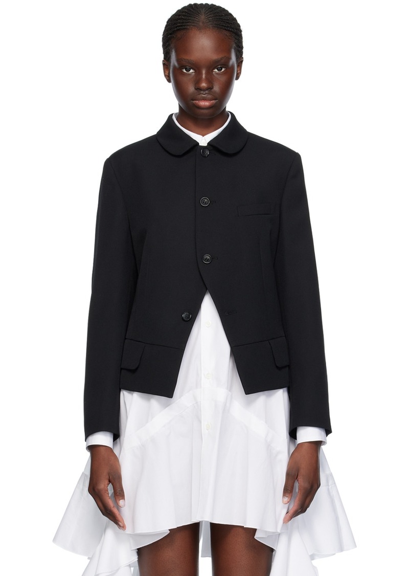 Comme des Garçons Comme des Garçons Black Peter Pan Collar Jacket