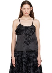 Comme des Garçons Comme des Garçons Black Rosette Camisole