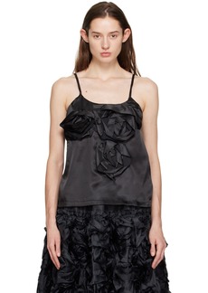 Comme des Garçons Comme des Garçons Black Rosette Camisole