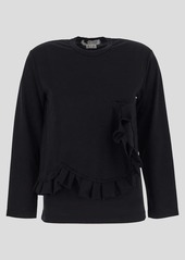 Comme Des Garçons Comme Des Garçons Long-Sleeved Ruffled Blouse