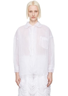 Comme des Garçons Comme des Garçons White Layered Shirt