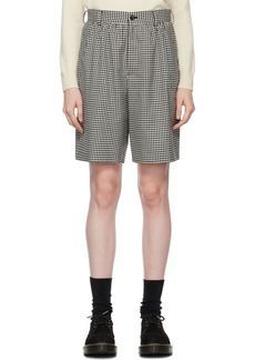 Comme des Garçons Girl Black & White Gingham Check Shorts