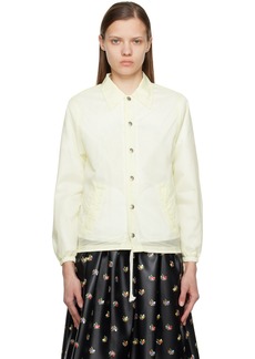 Comme des Garçons Girl Off-White Printed Jacket