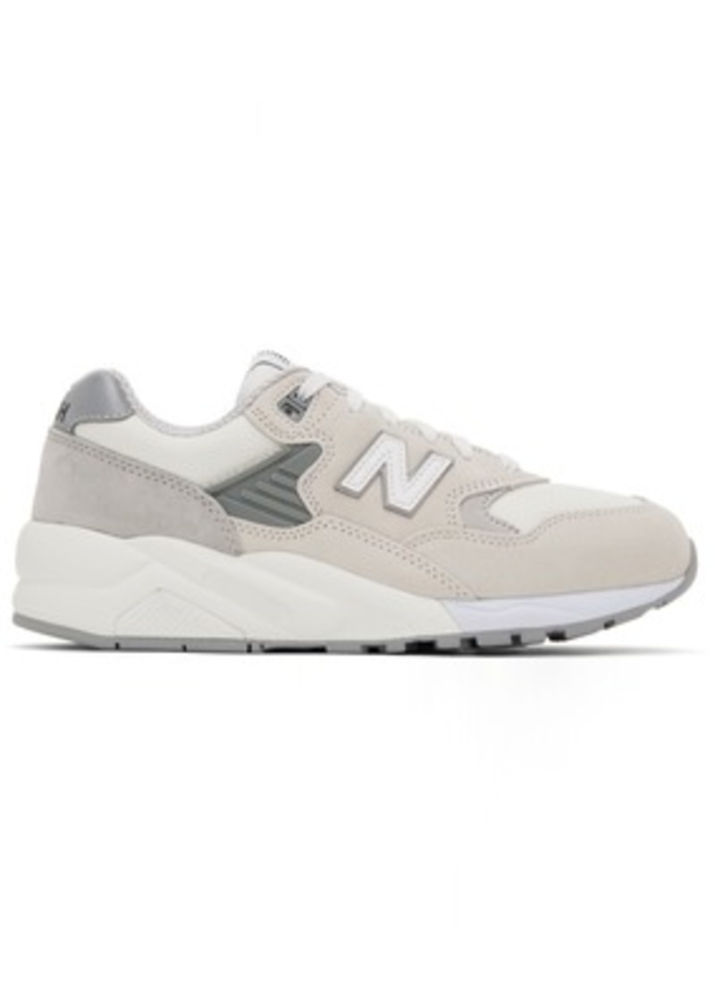 Comme des Garçons Homme Beige & Gray New Balance Edition 580 Sneakers