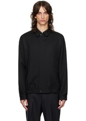 Comme des Garçons Homme Black Wool Bomber Jacket