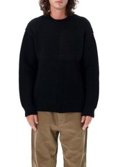 COMME DES GARÇONS HOMME Crewneck wool patchwork sweater