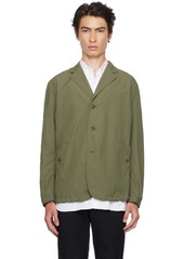 Comme des Garçons Homme Khaki Notched Blazer