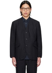 Comme des Garçons Homme Navy Y-Neck Blazer