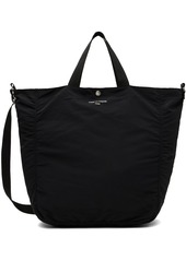 Comme des Garçons Homme Plus Black Cotton Nylon Grosgrain Tote