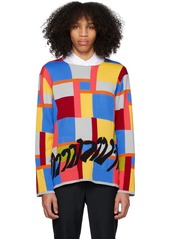 Comme des Garçons Homme Plus Multicolor Check Sweater
