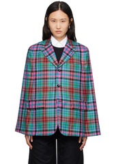 Comme des Garçons Homme Plus Multicolor Tartan Jacket