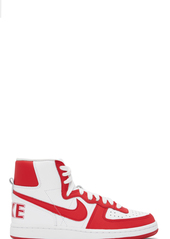 Comme des Garçons Homme Plus Red & White Nike Edition Terminator High Sneakers