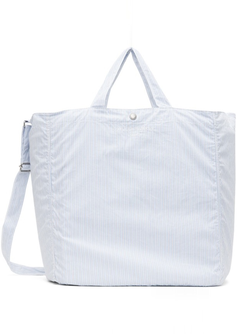 Comme des Garçons Homme Plus White Stripe Garment Tote