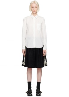 Comme des Garçons Homme Plus White Tail Shirt