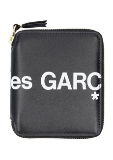 COMME DES GARÇONS Huge logo vertical zip around wallet