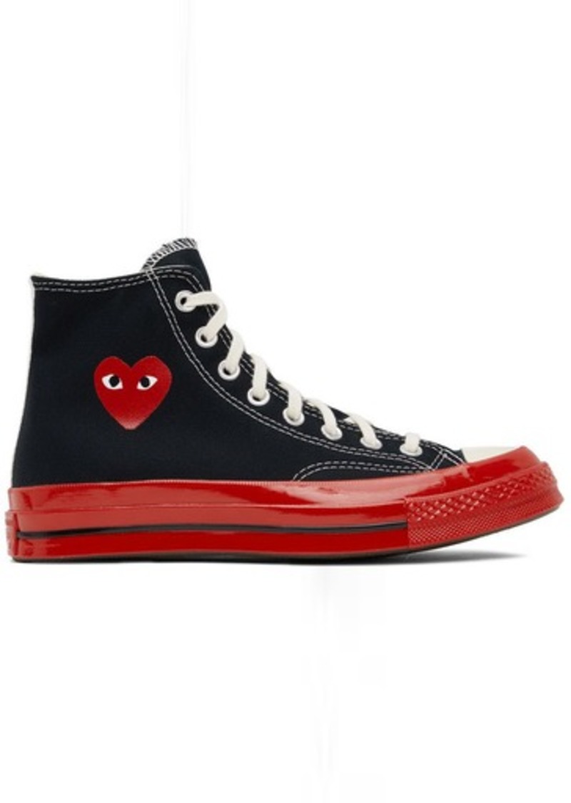 COMME des GARÇONS PLAY Black & Red Converse Edition Chuck 70 Sneakers