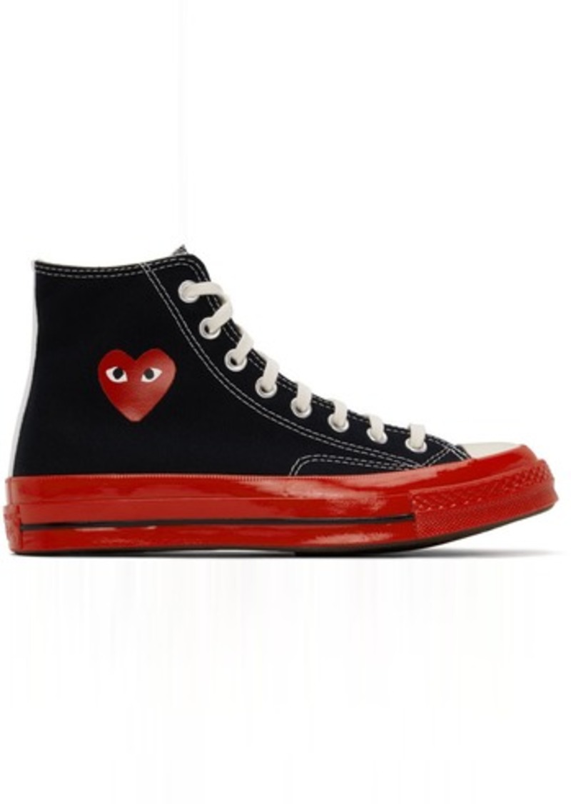 COMME des GARÇONS PLAY Black & Red Converse Edition PLAY Sneakers