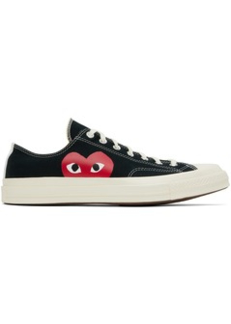 COMME des GARÇONS PLAY Black & White Converse Edition PLAY Chuck 70 Low-Top Sneakers