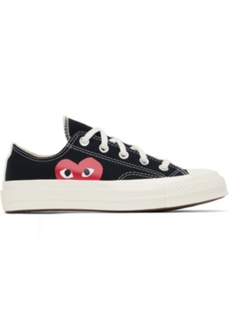 COMME des GARÇONS PLAY Black Converse Edition Chuck 70 Sneakers