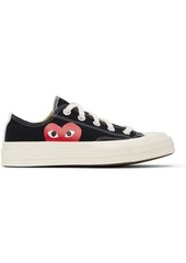 COMME des GARÇONS PLAY Black Converse Edition Half Heart Chuck 70 Low Sneakers