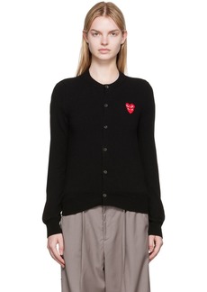 COMME des GARÇONS PLAY Black Heart Patch Cardigan