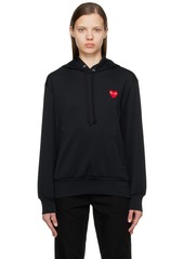 COMME des GARÇONS PLAY Black Heart Patch Hoodie