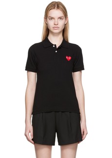 COMME des GARÇONS PLAY Black Heart Patch Polo