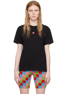 COMME des GARÇONS PLAY Black Horizontal Heart T-Shirt