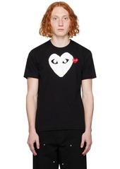 COMME des GARÇONS PLAY Black Outline Heart T-Shirt