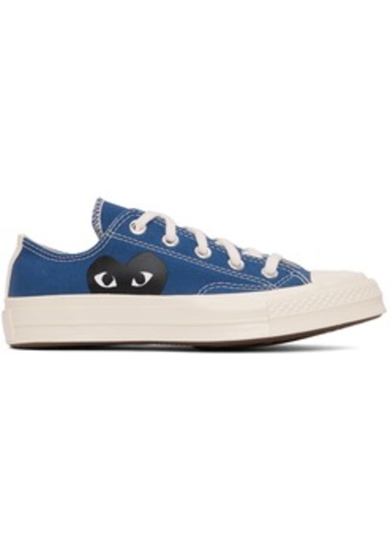 COMME des GARÇONS PLAY Blue Converse Edition Chuck 70 Sneakers