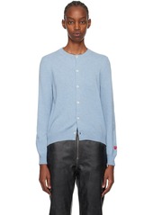 COMME des GARÇONS PLAY Blue Small Heart Cardigan