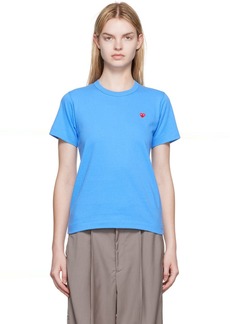 COMME des GARÇONS PLAY Blue Small Heart T-Shirt