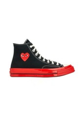 COMME DES GARÇONS PLAY CONVERSE CHUCK 70 RED SOLE HIGH BLACK