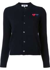 Comme des Garçons double heart cardigan