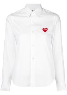 Comme des Garçons embroidered heart shirt