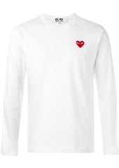 Comme des Garçons embroidered heart T-shirt