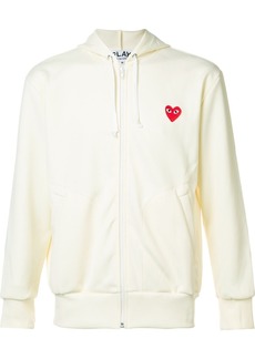 Comme des Garçons embroidered zipped hoodie