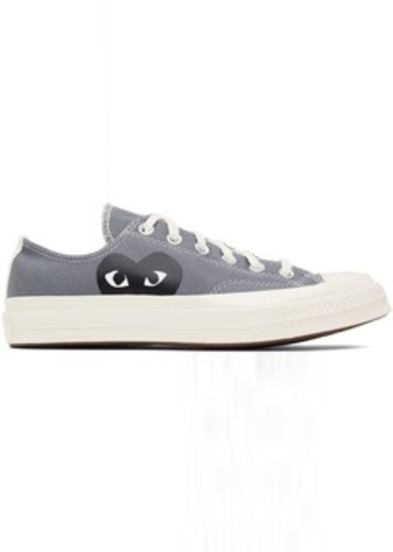 COMME des GARÇONS PLAY Gray Converse Edition Chuck 70 Sneakers