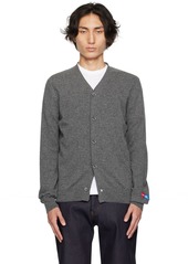 COMME des GARÇONS PLAY Gray Invader Edition Cardigan