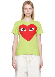 COMME des GARÇONS PLAY Green Big Heart T-Shirt